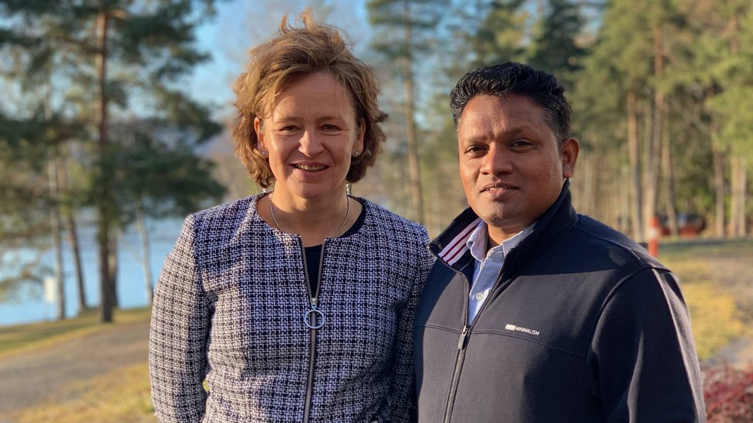 Head of maritime technical advisory and project sponsor Ellen Olsvik and Sarath Raj principal consultant and project manager at DNV GL