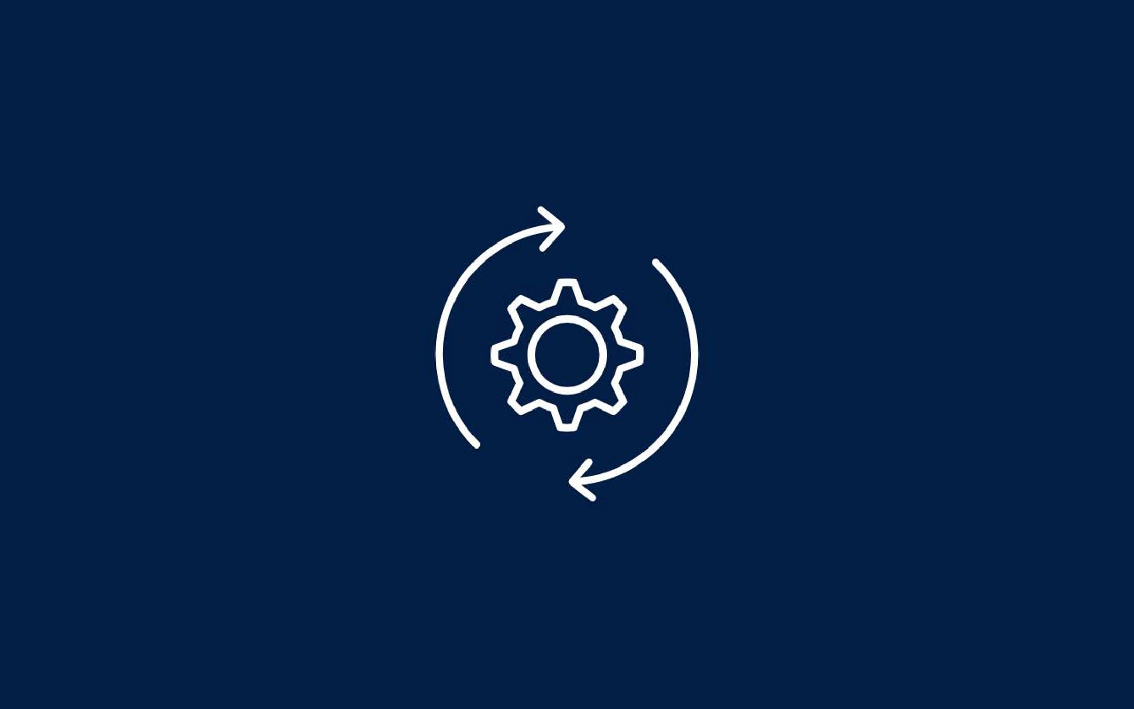 Optimised project efficiency icon