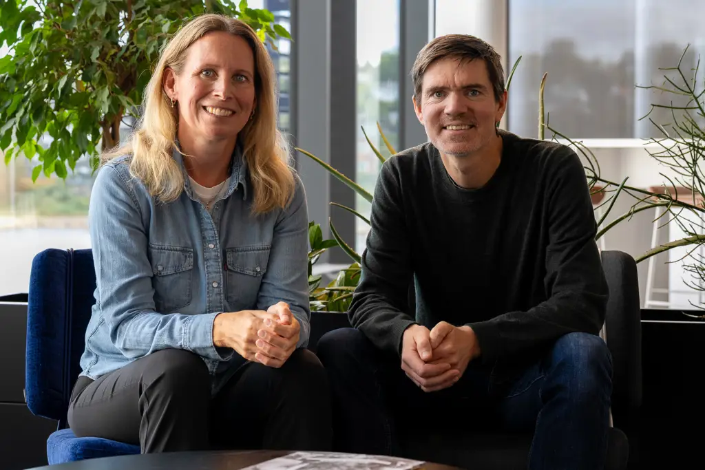 Karen Reite and Jon Arne Aarnes. Photo: Jotun